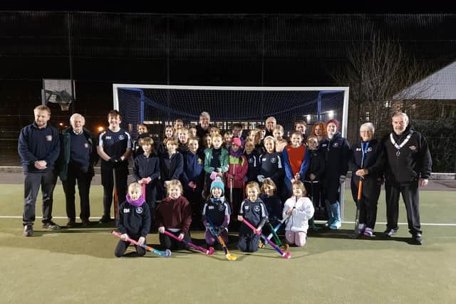 The Whitby Hockey Club junior section have been handed a £150 boost by the Whitby and District Lions Club