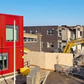 Ongoing demolition of the old Whitby Hospital site.