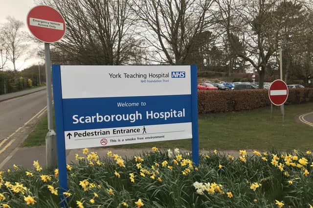There are longer waits at Scarborough Hospital A&E department after a surge in visitor numbers.