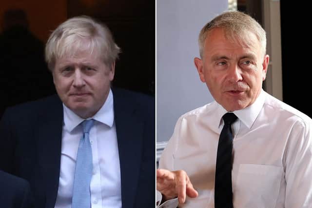 Robert Goodwill, pictured right, says Boris Johnson continues to have his full support. (Photo: Dan Kitwood/Getty Images and Richard Ponter)