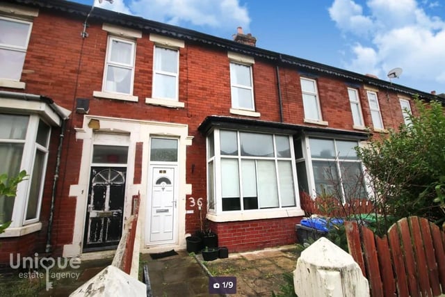 The 2 bed terraced house is close to both local primary and secondary schools is on the market with Unique Estate Agency Ltd - Thornton-Cleveleys, priced at £65,000