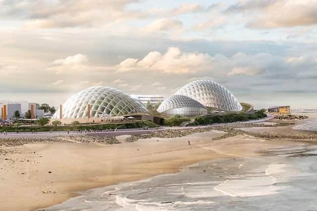 An artist's impression of the Eden North plans set to be built on the west coast.