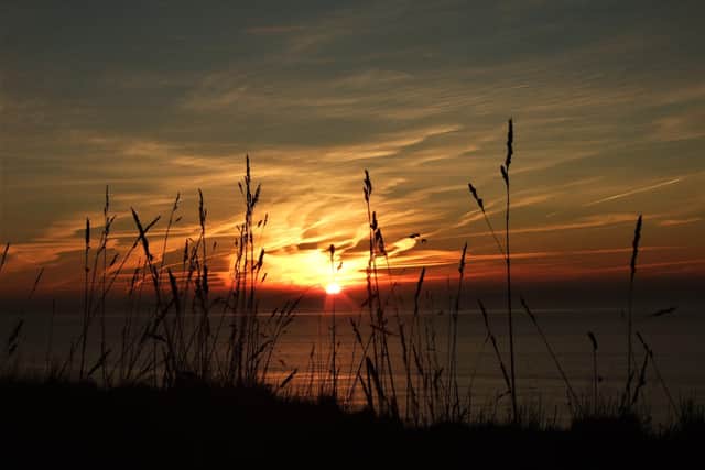 Alan Flynn captures a magnificent sunrise while walking in Sewerby.