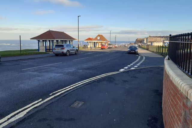 Whitby's North Terrace, where the hit and run took place.