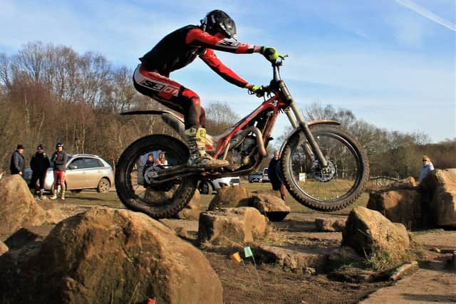 Scarborough's Elliot Woodall sparkled at his home trial in Harwood Dale
Photo by John Watson