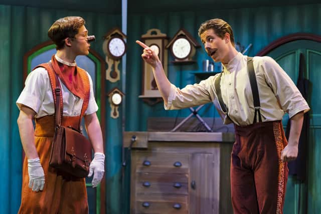 Harris Beattie and Bruno Serraclara in Northern Ballet's Pinocchio. Photo courtesy of Drew Forsyth