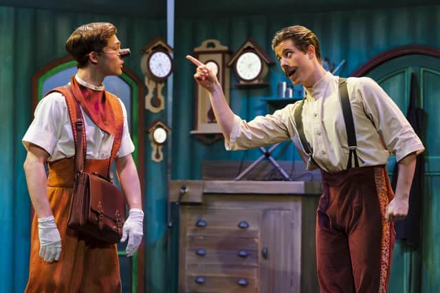 Harris Beattie and Bruno Serraclara in Northern Ballet's Pinocchio. Photo courtesy of Drew Forsyth