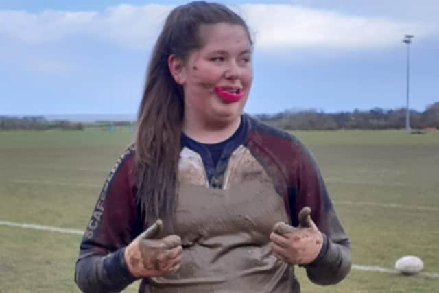 Scarborough RUFC Girls Under-13s' Naomi Cornforth