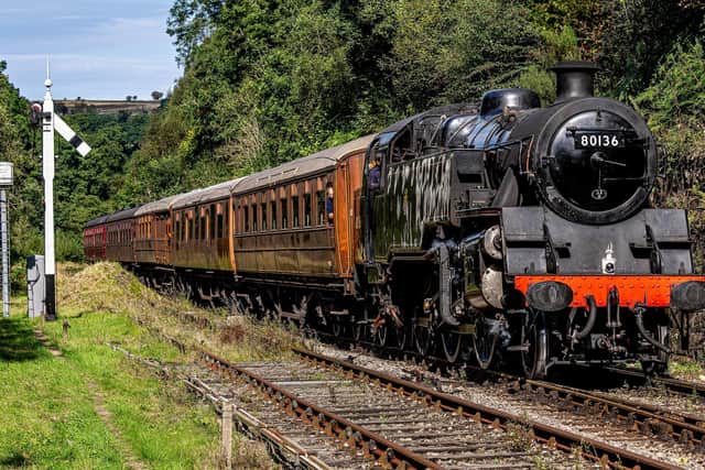 Autumn steam gala on the North Yorkshire Moors Railway.