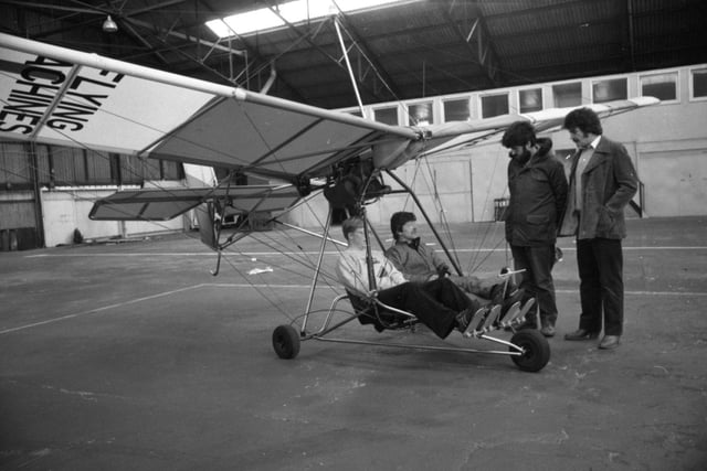 This group are enjoying the open day held at Blackpool Airport