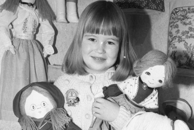 Firms from all over the country selling a wide range of jewellery and fancy goods, including toys, set up stalls for the annual Blackpool Gifts Fair. Pictured: Lee-Ann Tomlinson with a selection of dolls on show