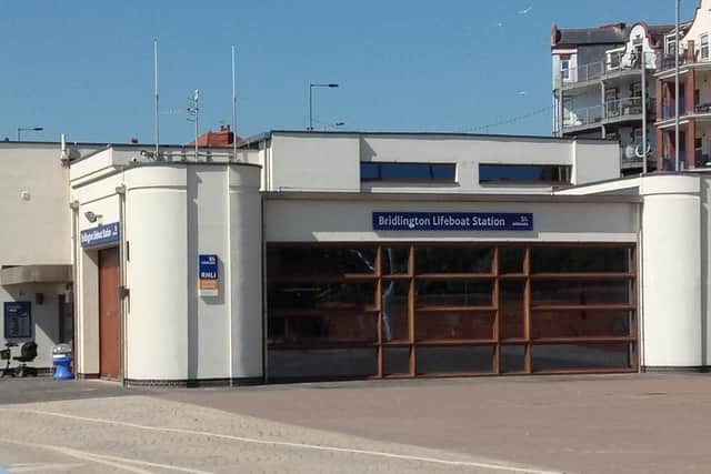 Brigid Hutchinson frames Bridlington’s Lifeboat Station in the sun.