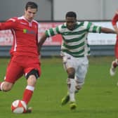 Matty Plummer in action for Boro against Northwich

Photo by Dom Taylor