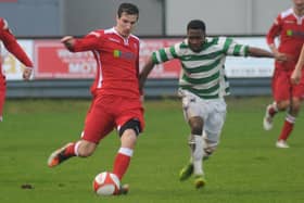 Matty Plummer in action for Boro against Northwich

Photo by Dom Taylor