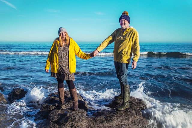 Peta and Andy Nugent, managers of Boggle Hole Youth Hostel, near Robin Hood's Bay.