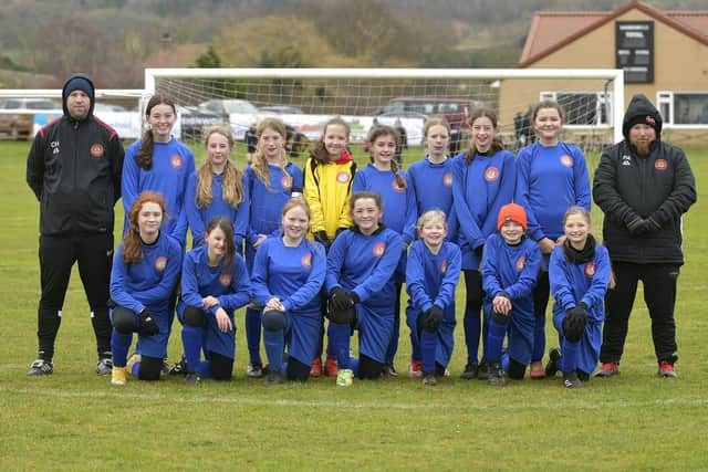Scarborough ladies U12s claimed victory