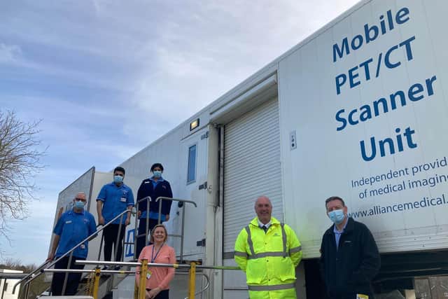 Specialist scanner for East Coast cancer patients comes to Scarborough.