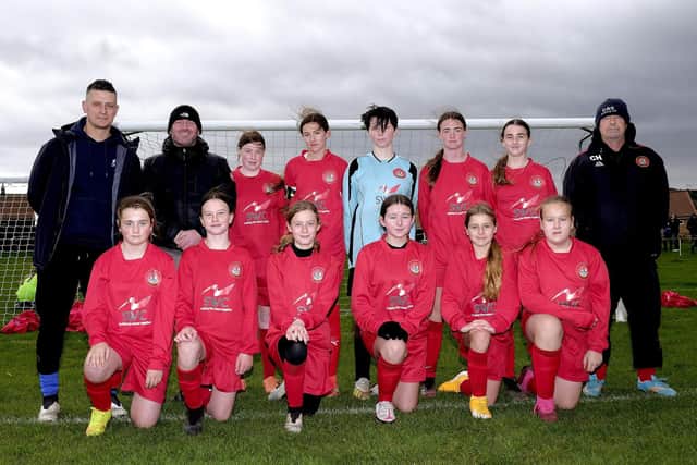 Scarborough Ladies Under-13s are flying high at the top of the City of York Girls League table