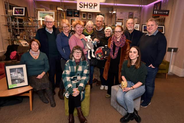 Artists and authors who show and sell their work at the Shop at the SJT in Scarborough