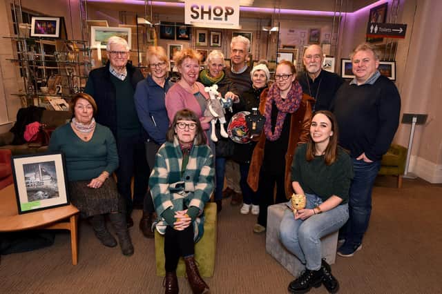 Artists and authors who show and sell their work at the Shop at the SJT in Scarborough