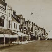 The postmark on this black and white postcard of King Street is dated 1950.