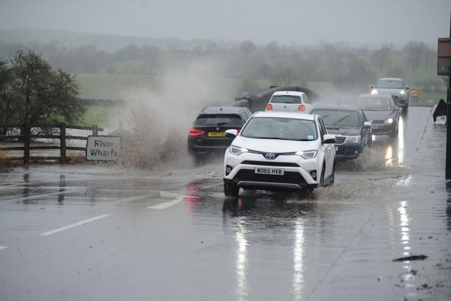 Locals are still being advised to take extra care on the roads as a result of the standing water.