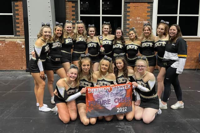 Divisional winners, the East Coast Tigers Senior 1 Team Obsession