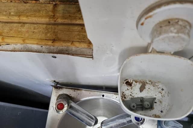 Just one example of the breach of food safety and hygiene regulations.