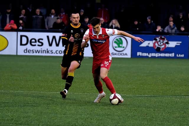 Luca Colville notched the late winner for Boro at Mickleover