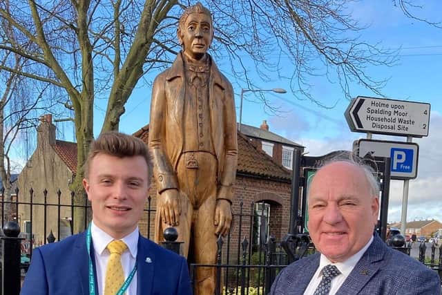 Wold Weighton Ward Councillors Leo Hammond and Mike Stathers.