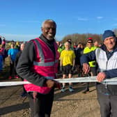 The first North Yorkshire Water Park Parkrun gets underway