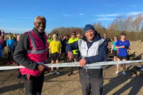 The first North Yorkshire Water Park Parkrun gets underway