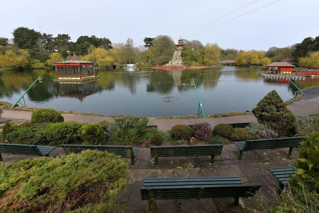 Peasholm Park in Scarborough.