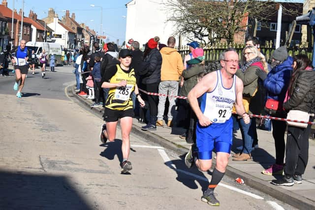Lisa Cockroft was the first Bridlington Road Runner lady home in the Snake Lane 10 Mile on Sunday