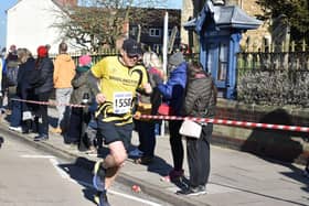 Bridlington Road Runner Allan McFarlane at the Snake Lane 10 Mile on Sunday