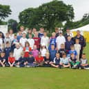 A large group of local youngsters attend a Have a Go Cricket event at the Sewerby CC ground. Do you recognise any of the people in the photograph which was taken in 2005 (we think). Photo by Paul Atkinson (PA0532-9a)