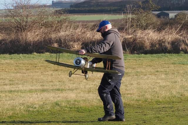 The Willy Howe Model Flying Club (WHMFC), which operates between Burton Fleming and Wold Newton in the summer and at Bridlington CYP sports hall on Tuesday afternoons in the winter, will be attempting to break the current world model flying record on Sunday, May 15. Photo courtesy of Willy Howe Model Flying Club