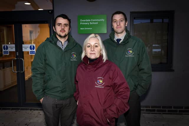 Head Vicki Logan with deputy heads Robert Bowman and Andrew Watson