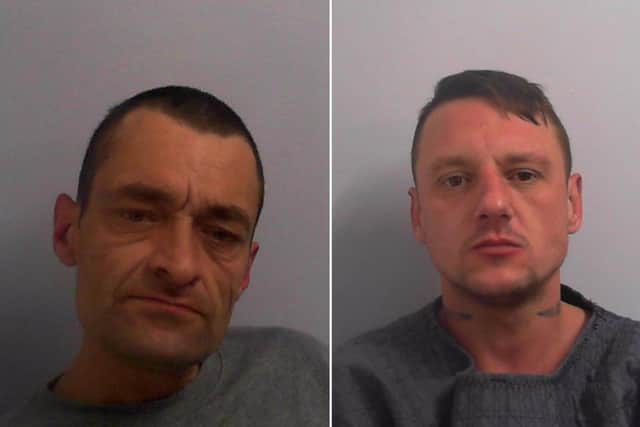 James Burkinshaw, left, and Christopher Sanderson.