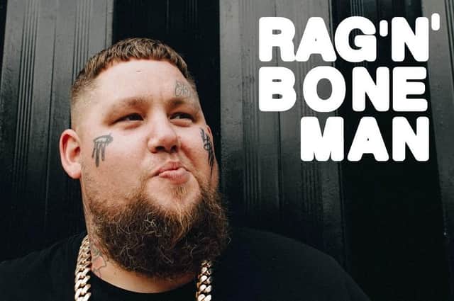 Rag‘n’Bone Man will be at Bridlington Spa on Monday, June 27. Photo submitted