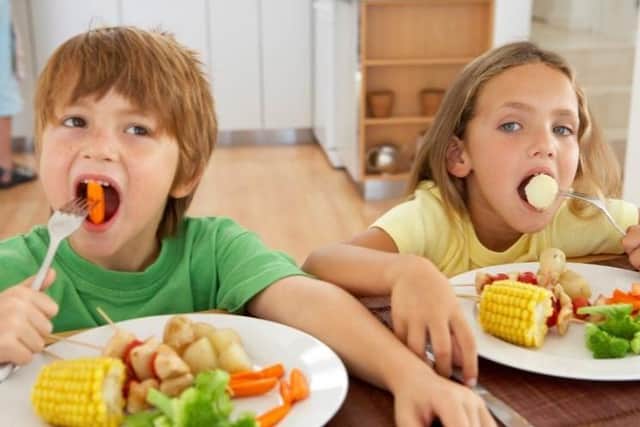 Guided food choices can be helpful. Photo courtesy of Heart Research UK.