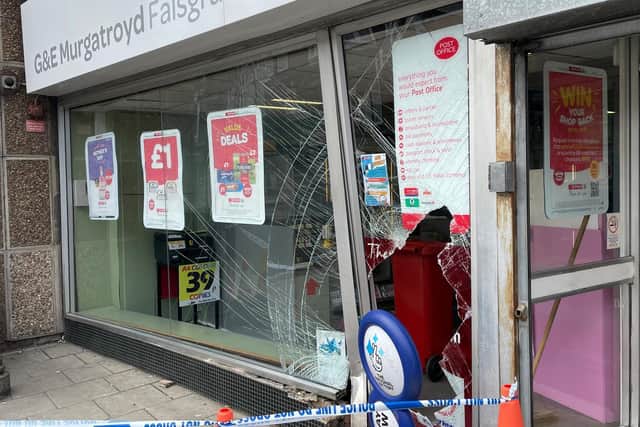 Men tasered and arrested after ram-raid at Scarborough shop