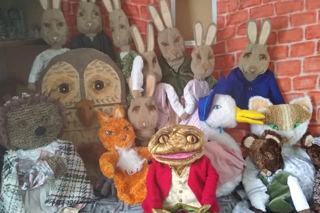 Sparklers Drama Group members are working with puppets to perform their version of the stories of Beatrix Potter.