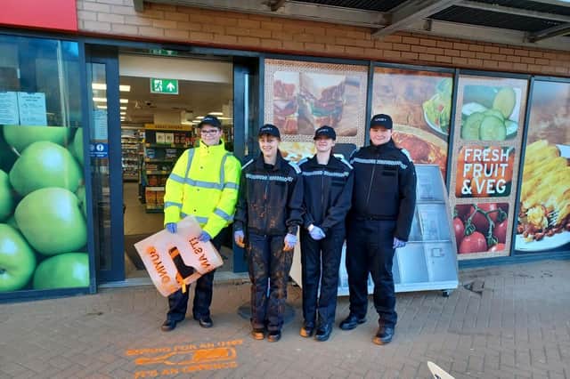 Scarborough police cadets are helping to spread alcohol safety messages across the borough