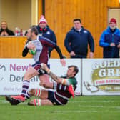 Tom Ratcliffe scored two tries for Scarborough RUFC at Consett