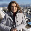 Singer Jane McDonald is pictured at Bridlington Harbour during her show. Photo courtesy of Channel 5 Data