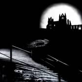 Whitby Abbey artwork, by Drawing in Dark, set to feature on the new Whitby signs.