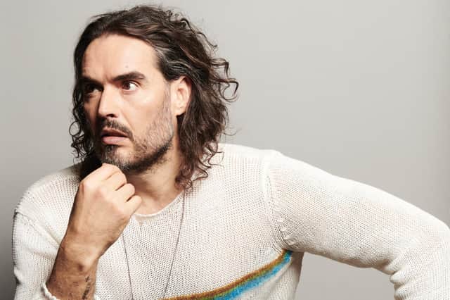 Comedian Russell Brand brings his 33 show to Scarborough Spa on Tuesday March 15