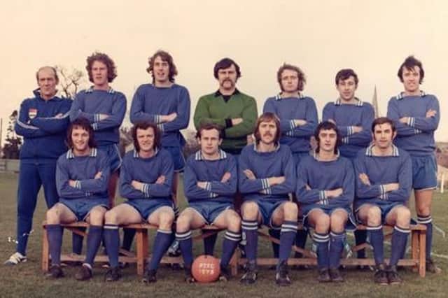 Brian 'Wizzie' Wood is pictured with the Pickering Town team in 1973, front row, third from left.