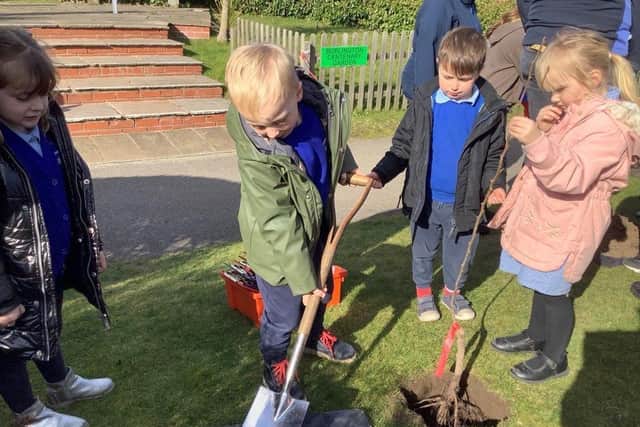 Youngsters play their part in improving their local environment.
